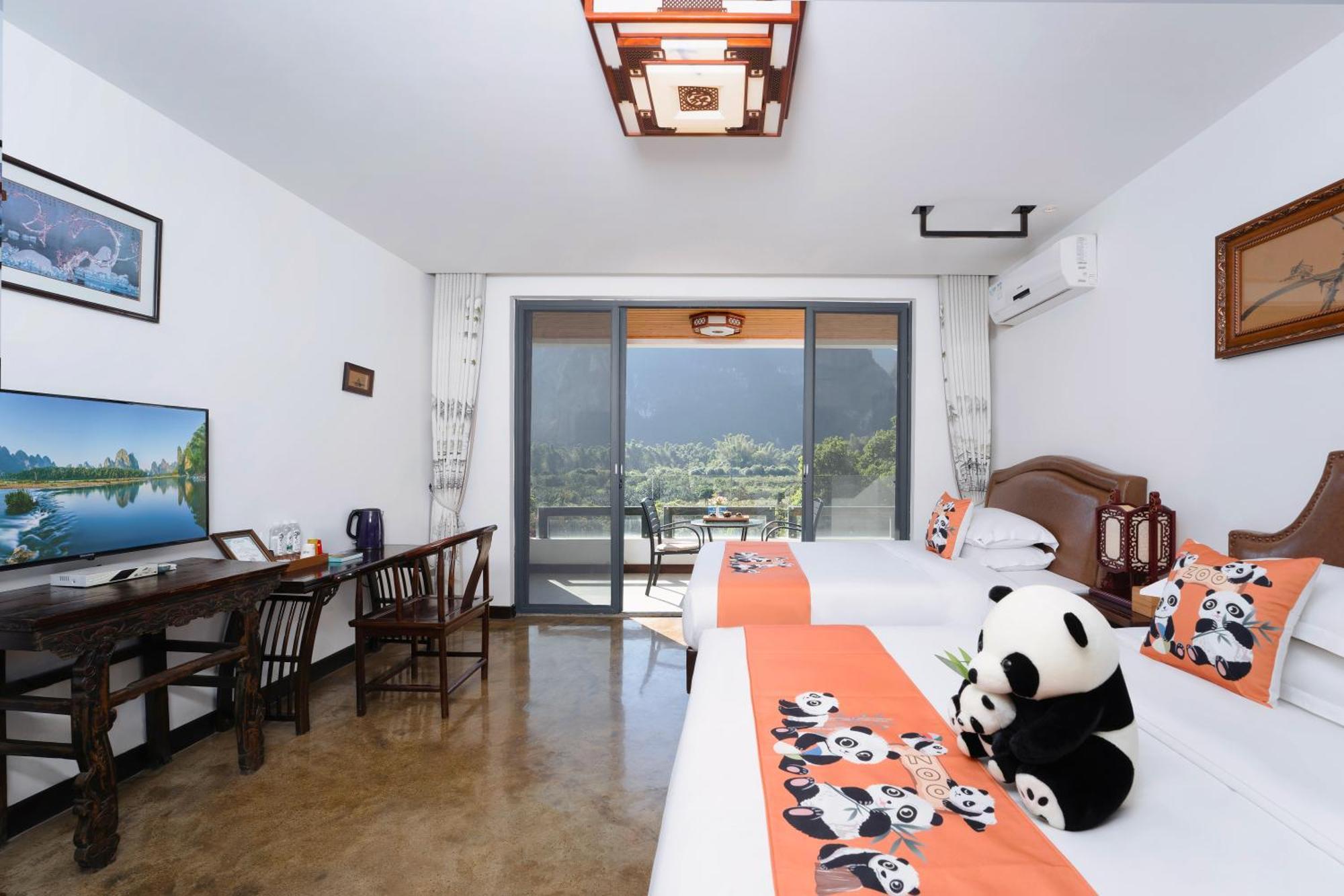 Leisure Courtyard Hotel Yangshuo-Free Shuttle Bus To Yangshuo Station Stay 2 Nights One Way ภายนอก รูปภาพ