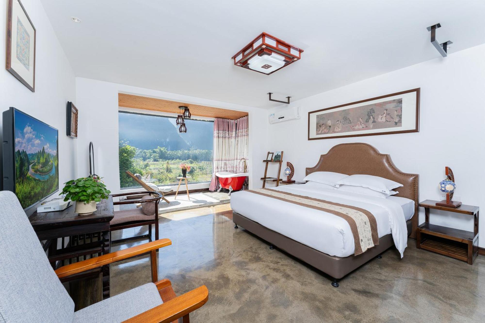 Leisure Courtyard Hotel Yangshuo-Free Shuttle Bus To Yangshuo Station Stay 2 Nights One Way ภายนอก รูปภาพ